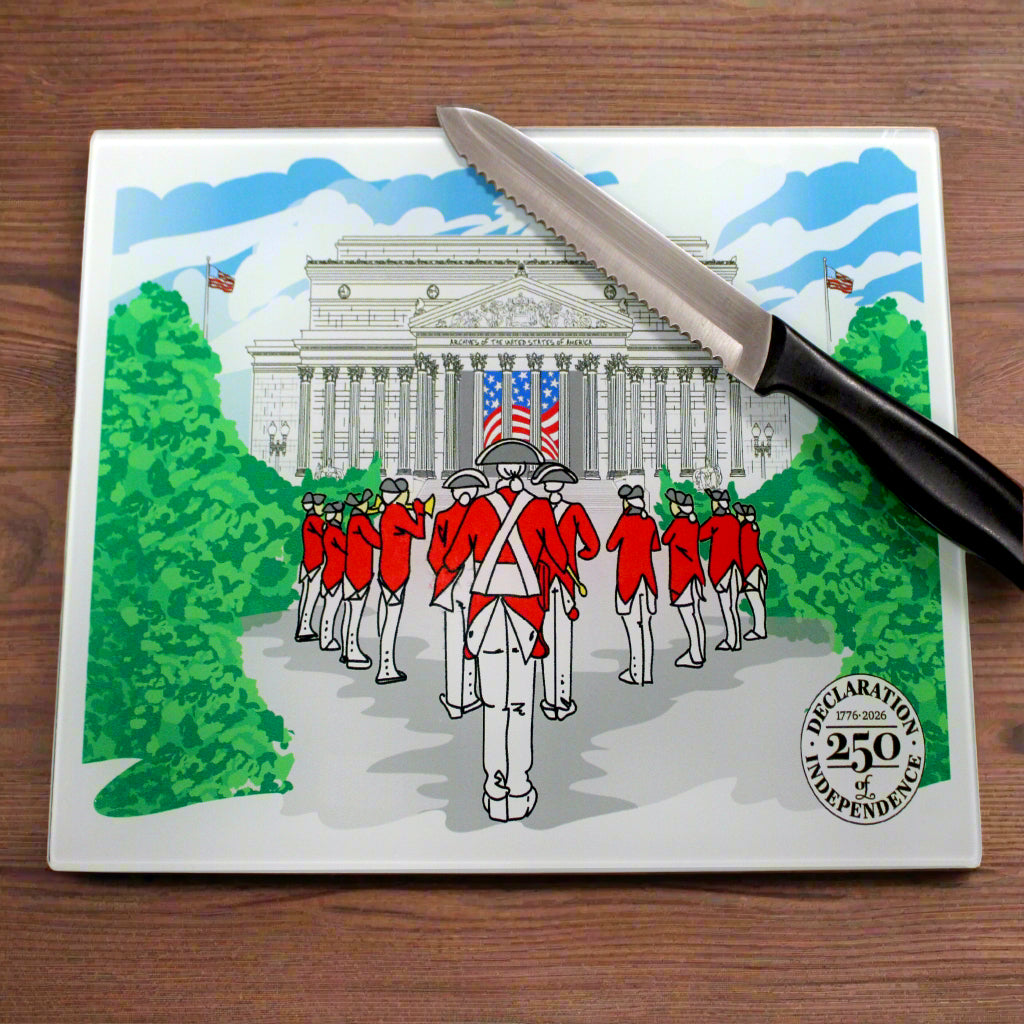 Fife and Drums at the Archives Cutting Board