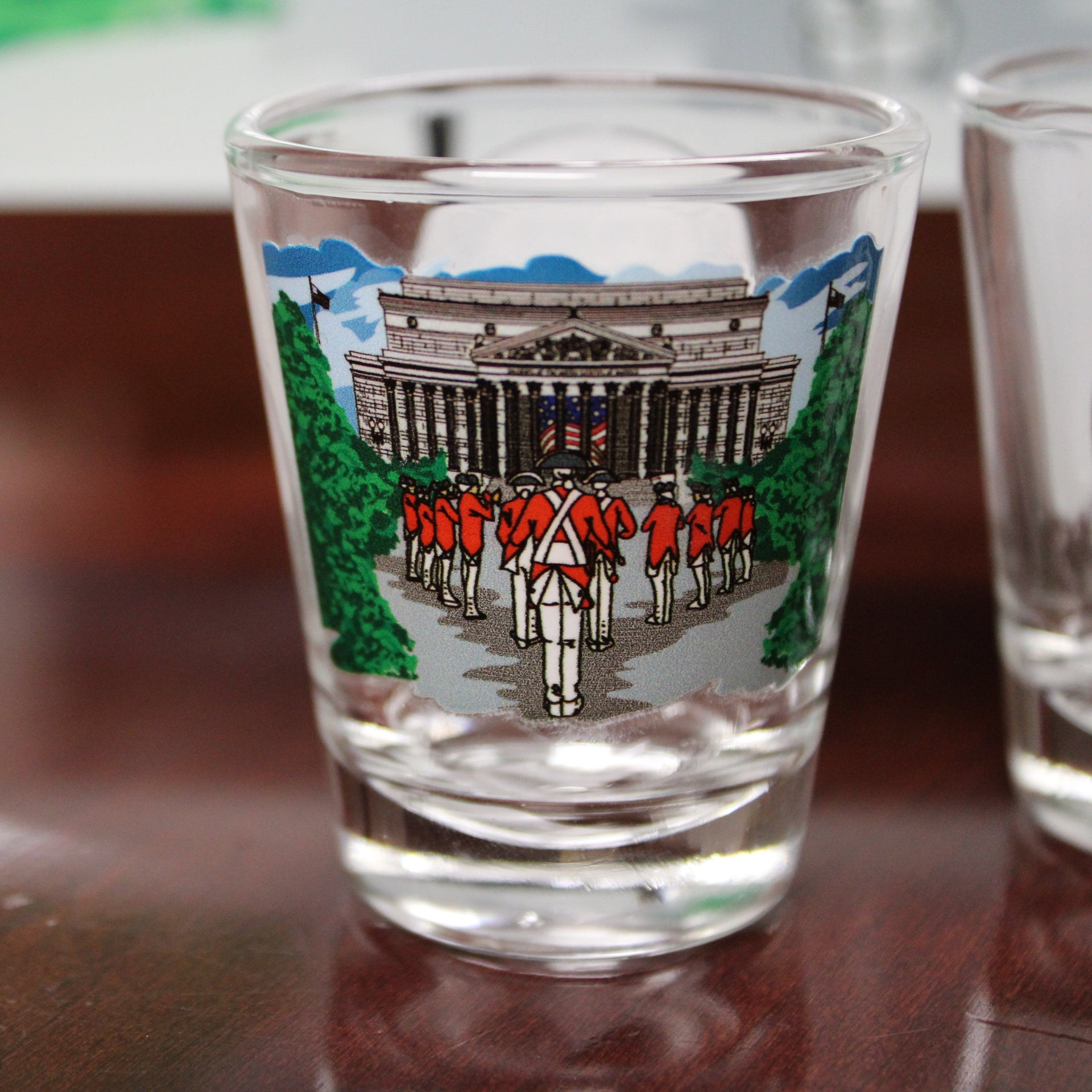 Fife and Drums at the Archives Shot Glass