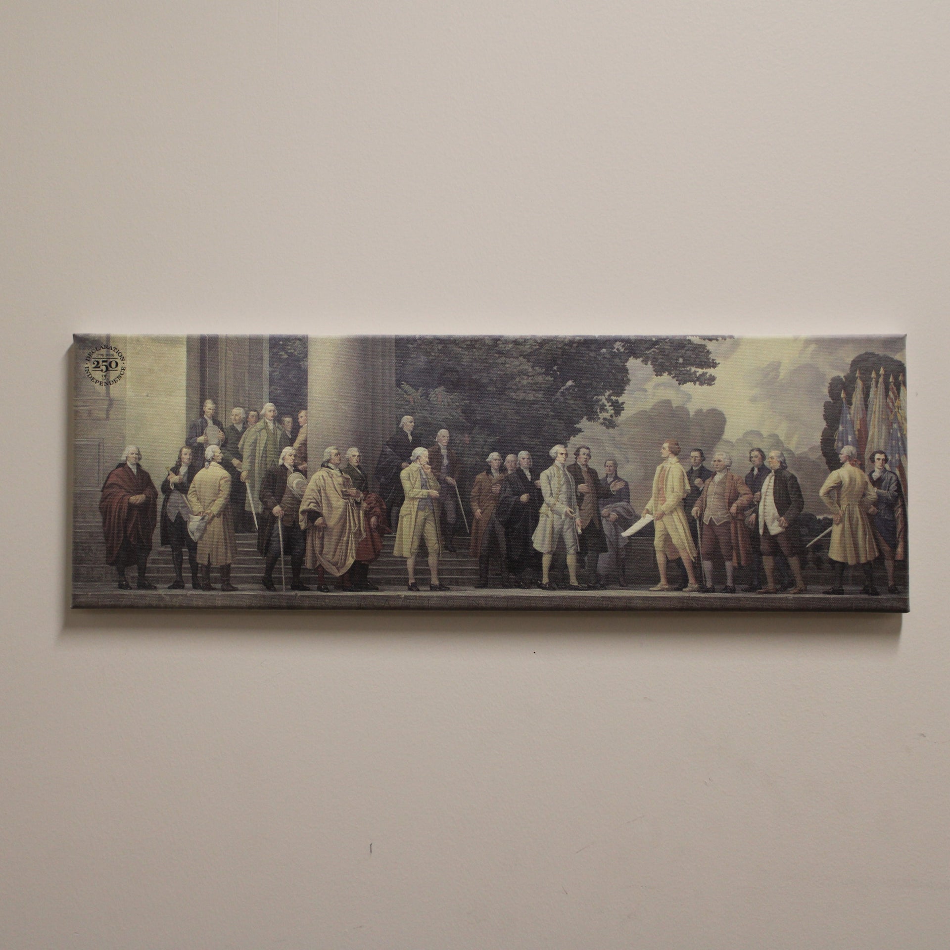 Declaration Mural Canvas Print - Limited Edition
