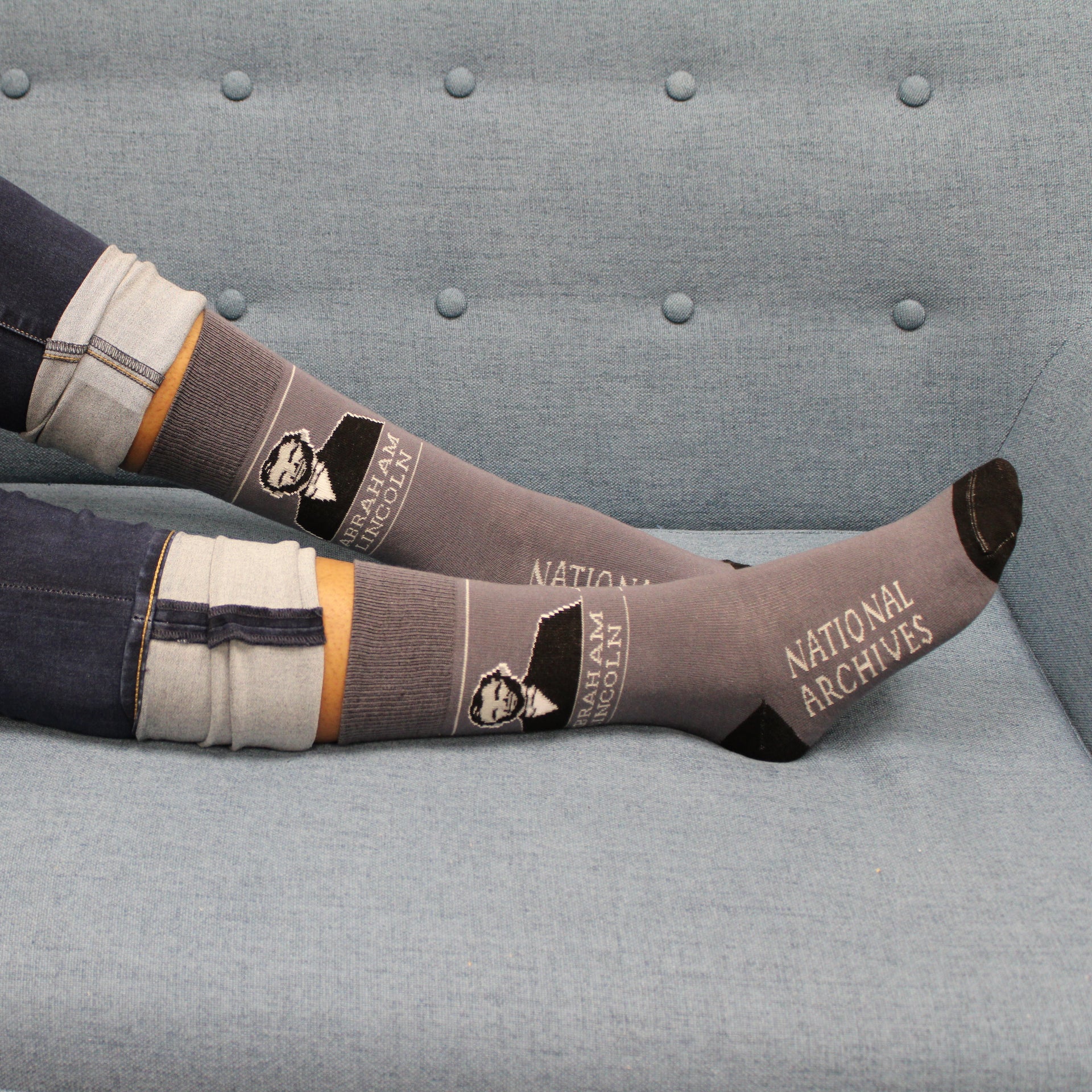 Abraham Lincoln Crew Socks