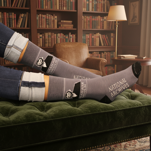Abraham Lincoln Crew Socks