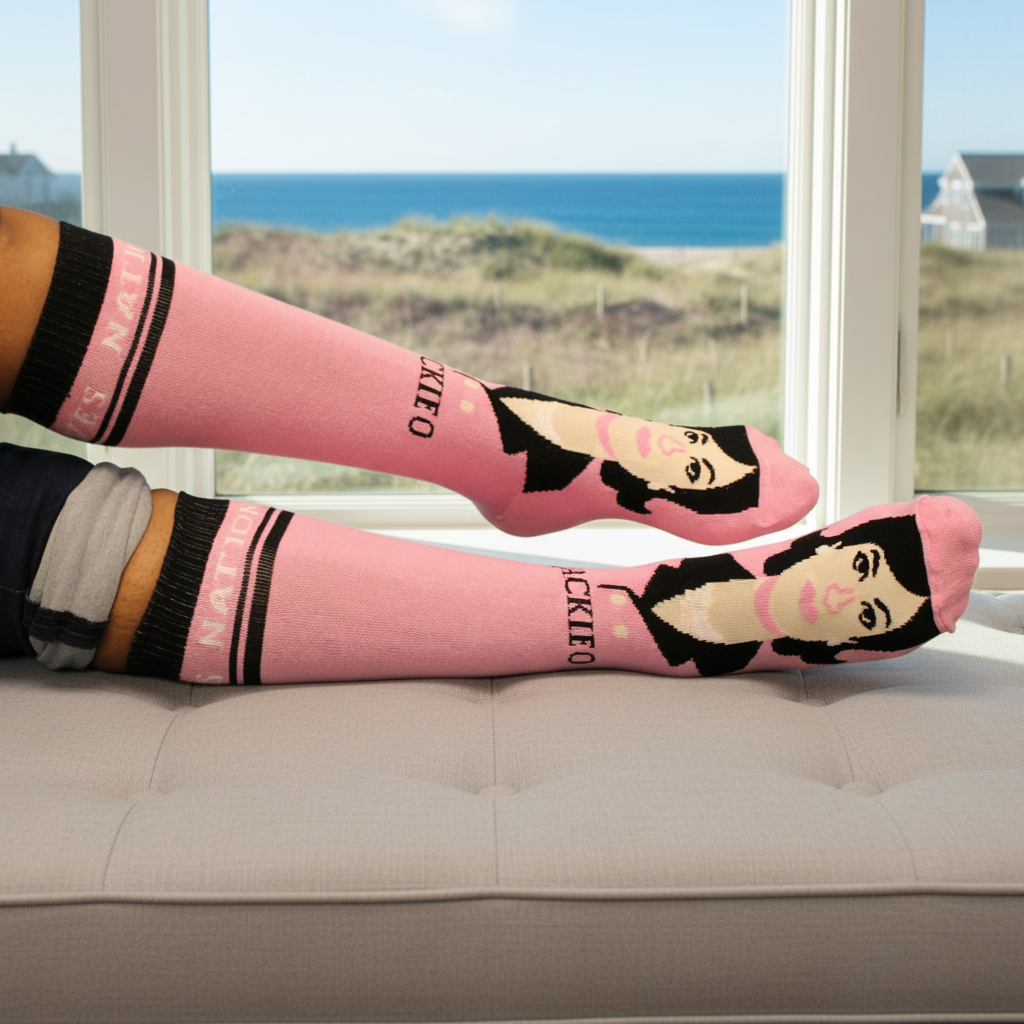 Jackie Kennedy Onassis Knee Socks