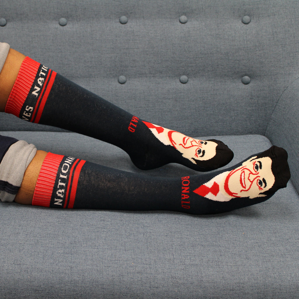 President Reagan Portrait Mid-Calf Socks