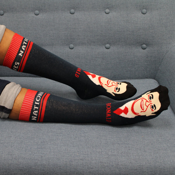 President Reagan Portrait Mid-Calf Socks