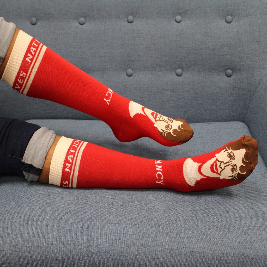 Nancy Reagan Portrait Mid-Calf Socks