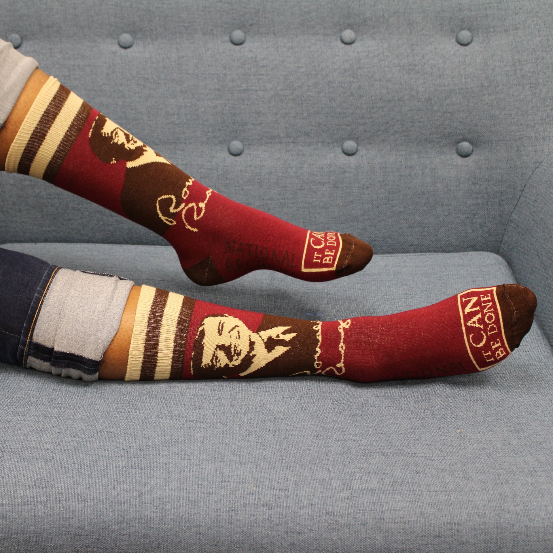 Ronald Reagan It Can Be Done Crew Socks