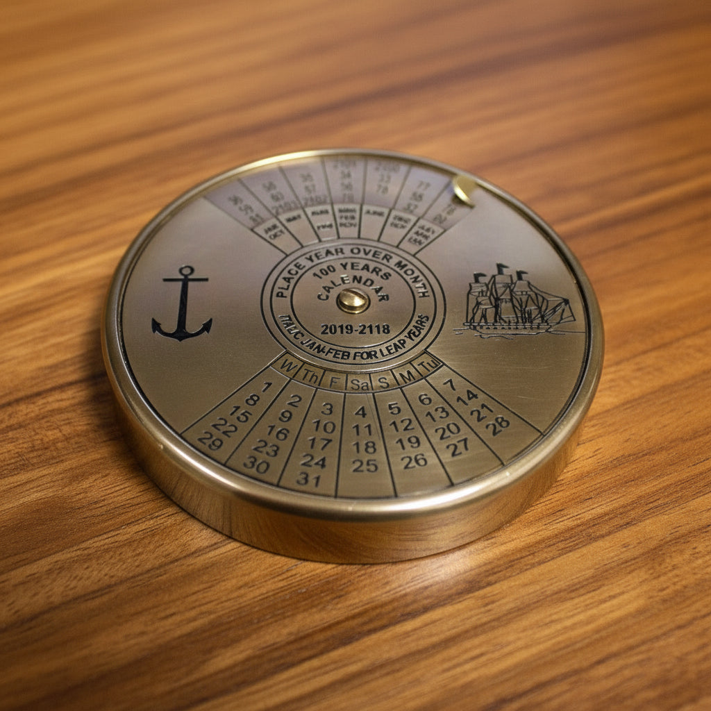 Brass Base Perpetual Calendar
