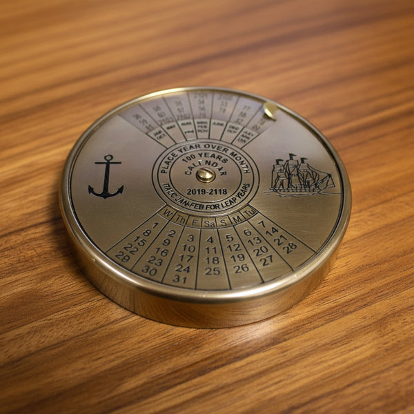 Brass Base Perpetual Calendar