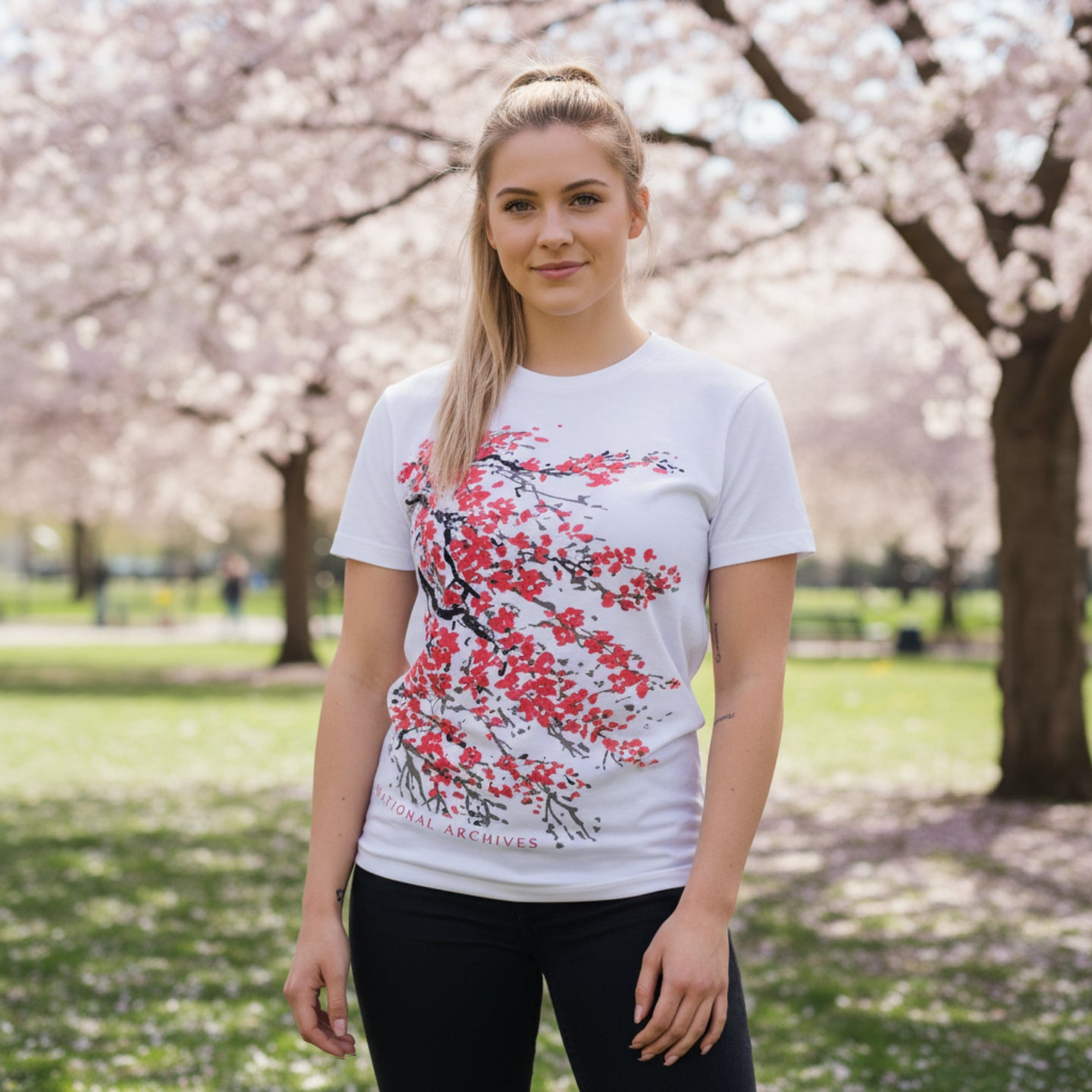 Cherry Blossom T-Shirt White