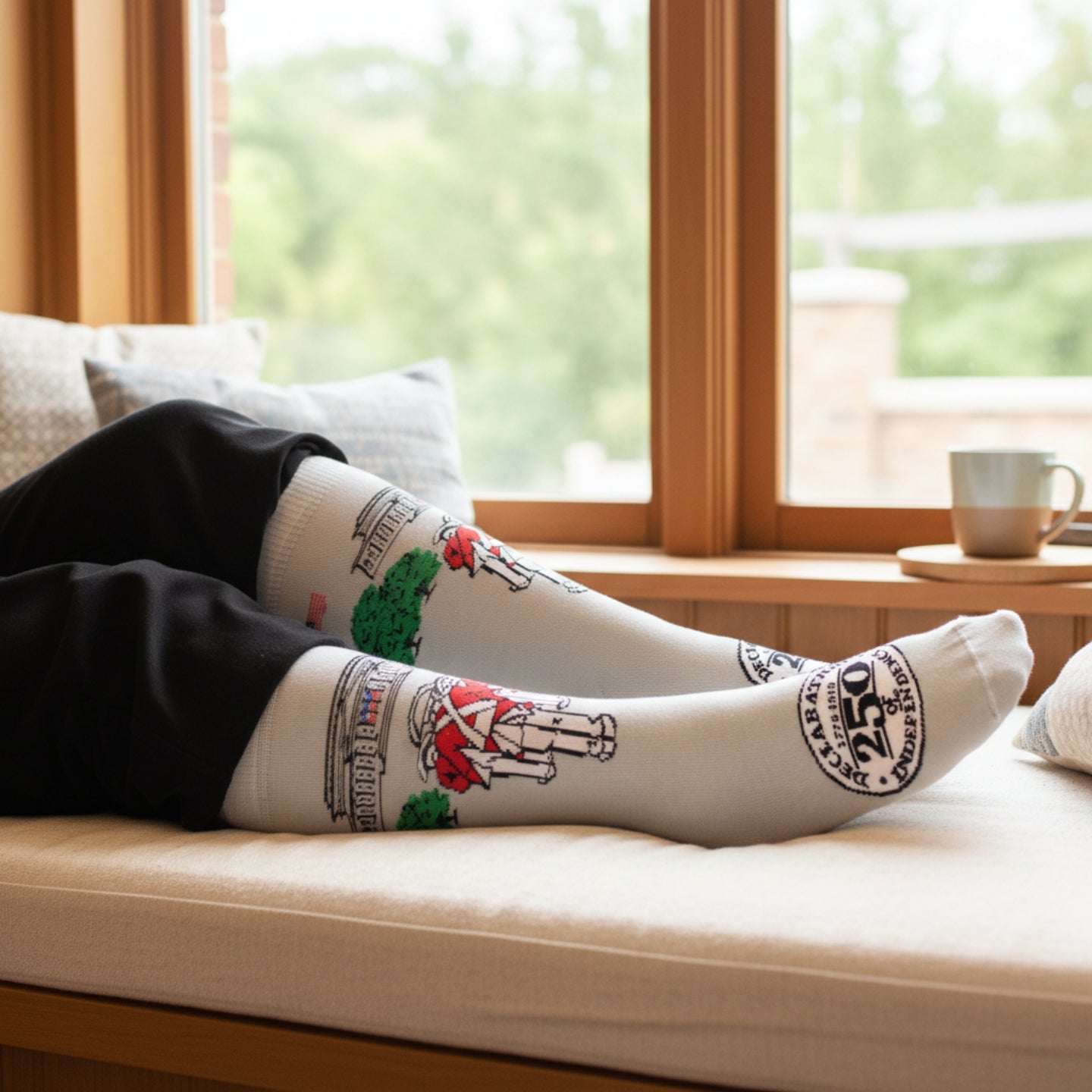 250th Anniversary Fife and Drums at the Archives Crew Socks