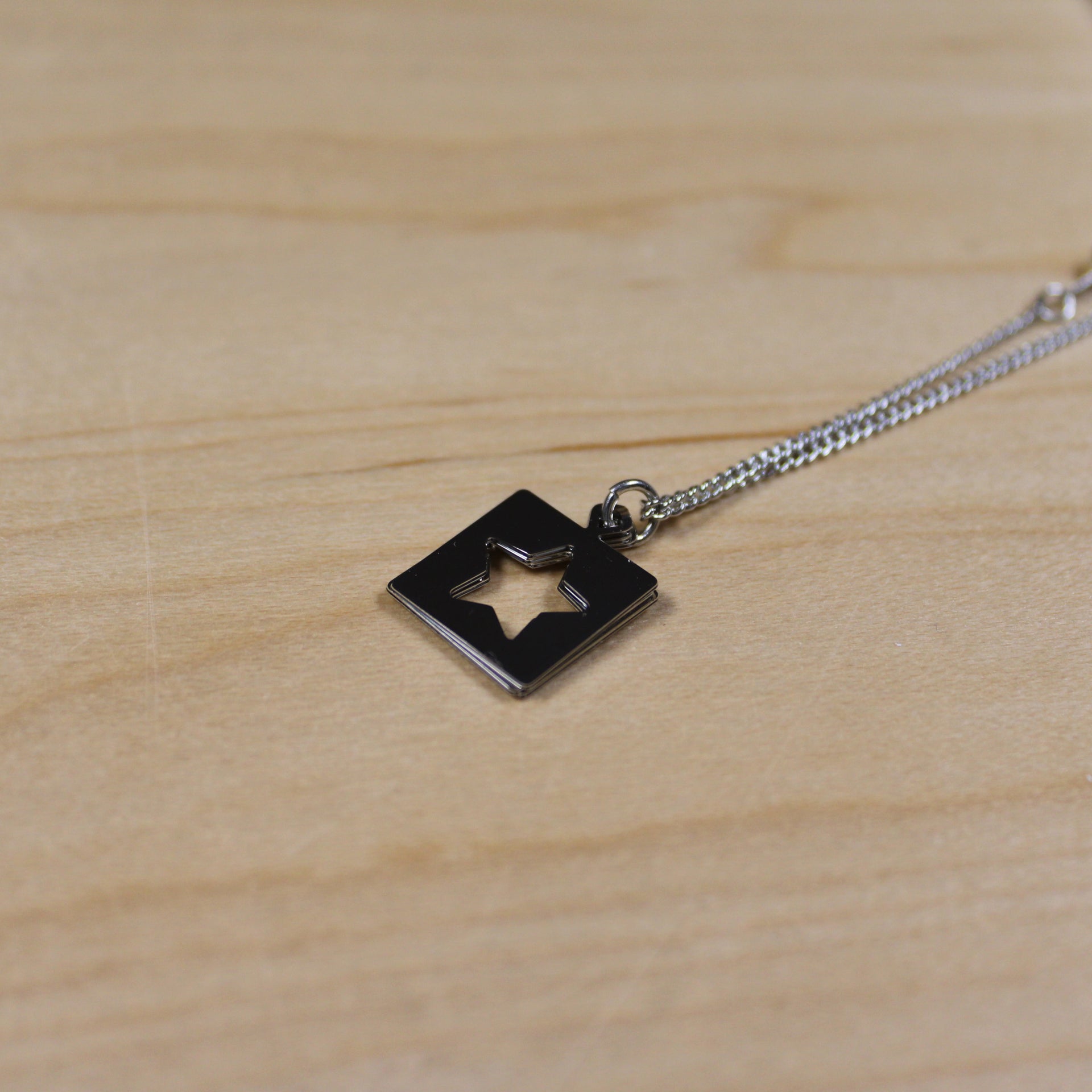 Service Star Square Pendant