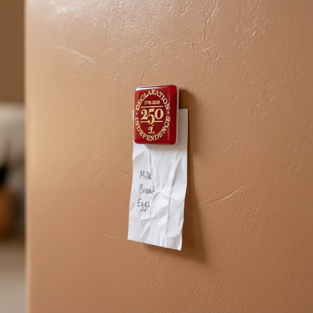 250th Anniversary Artisan Fused Glass Magnet