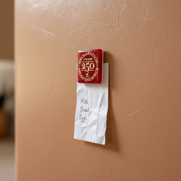 250th Anniversary Artisan Fused Glass Magnet