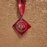 250th Anniversary Artisan Fused Glass Ornament