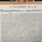 250th Anniversary Edition Copper Declaration of Independence Plaque