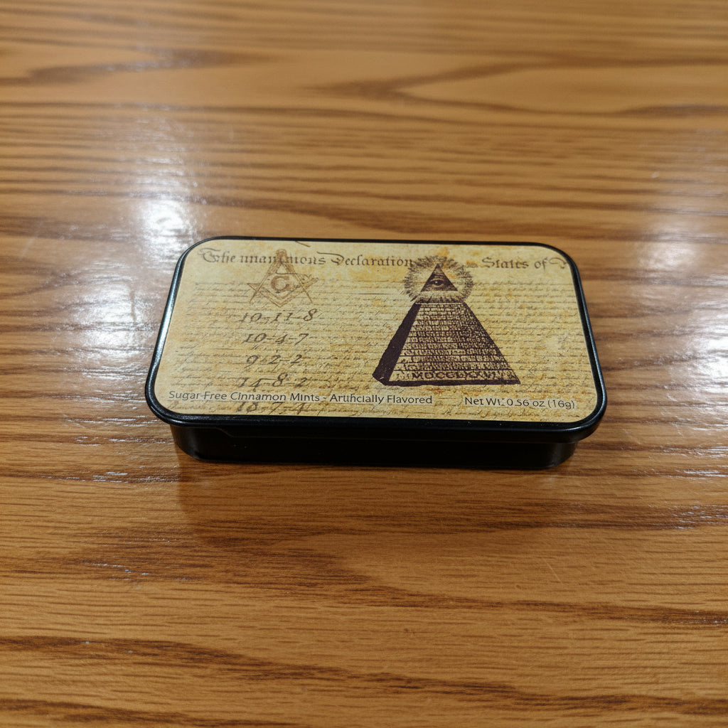 Set of Mints in Tin - Cinnamon, Peppermint, Sour Fruit