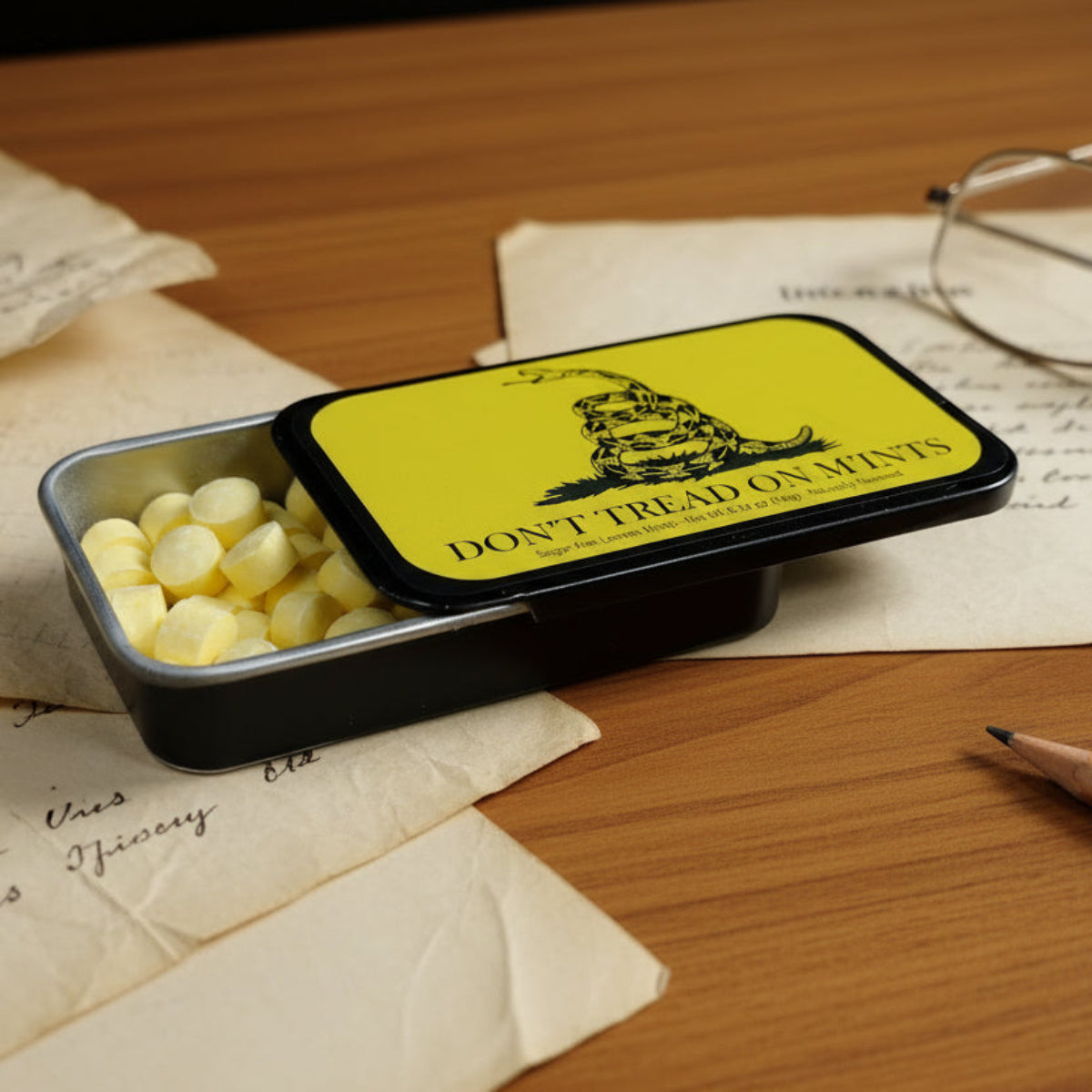 Set of Mints in Tin - Spearmint, Lemon, Sour Fruit