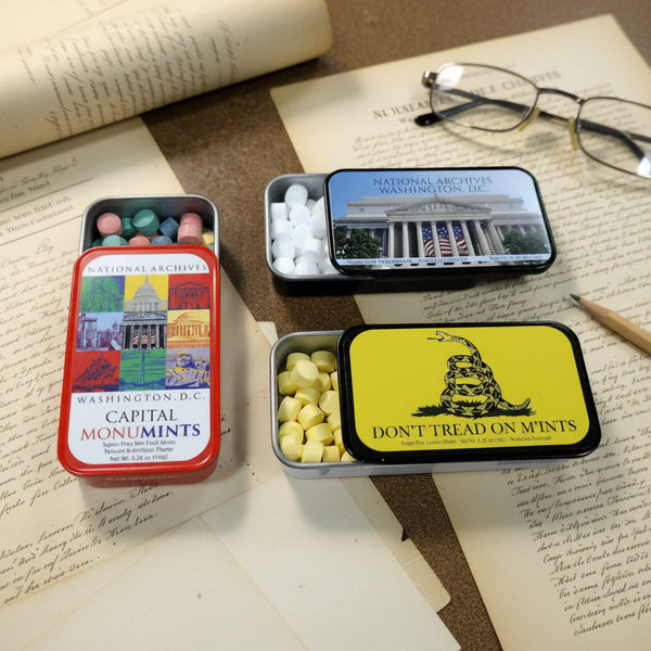 Set of Mints in Tin - Lemon, Peppermint, Sour Fruit