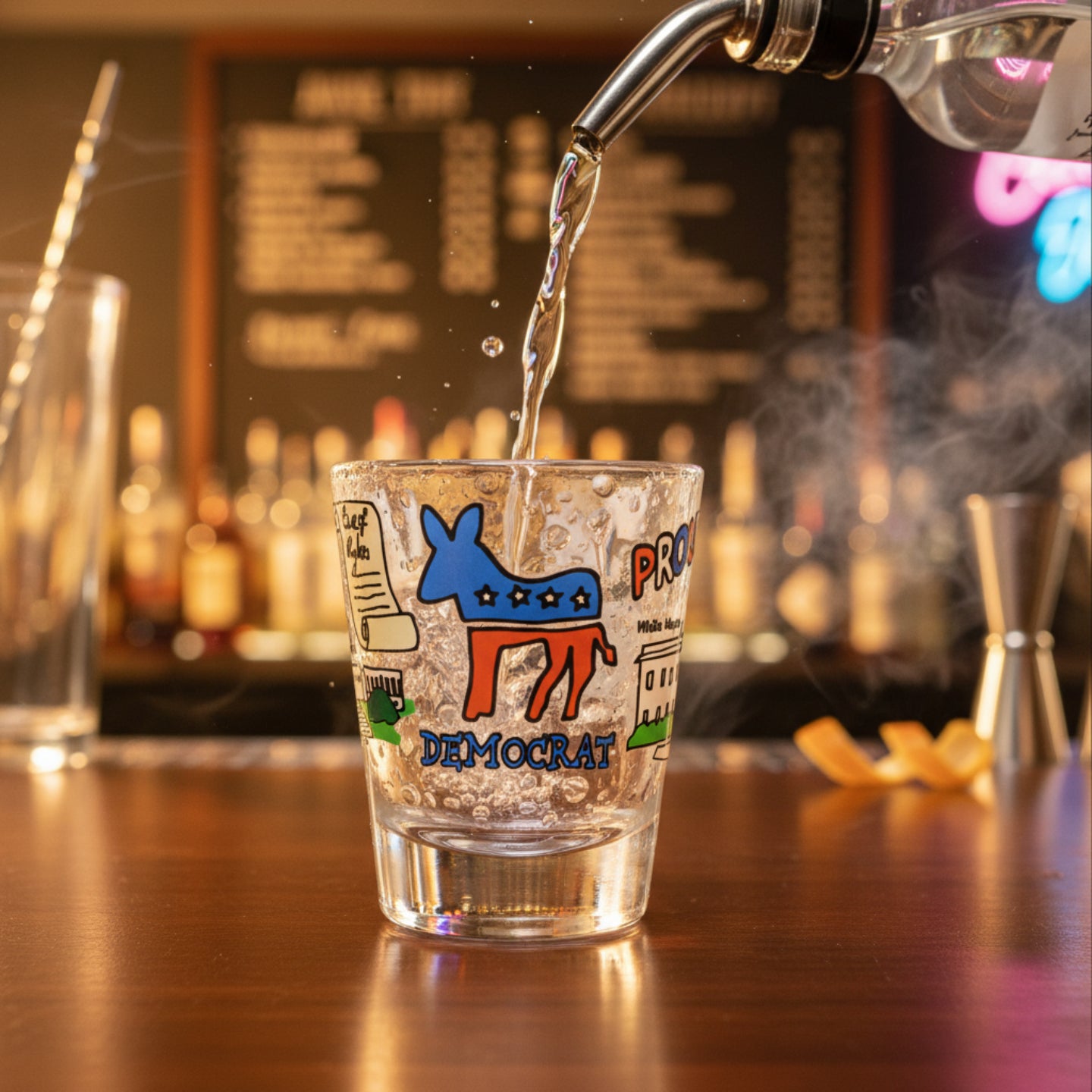 Proud Democrat Shot Glass