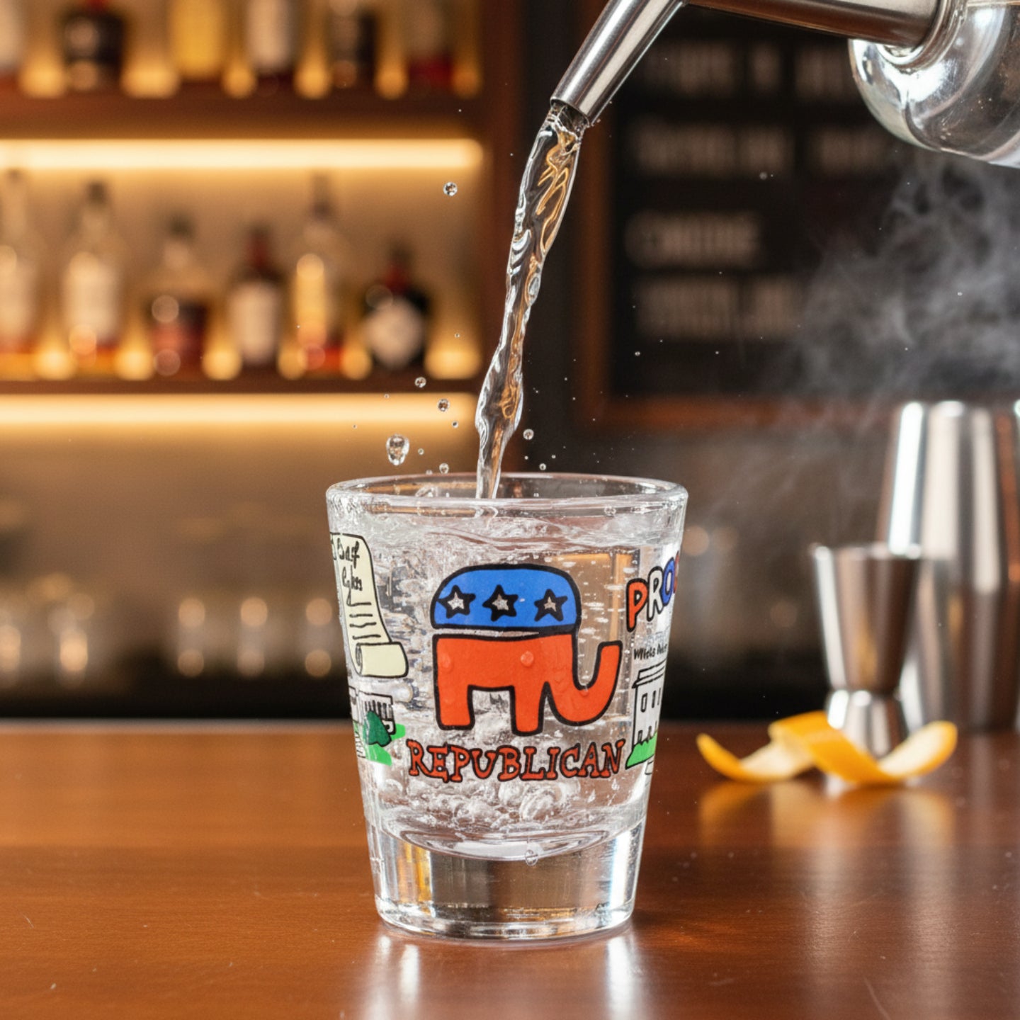 Proud Republican Shot Glass