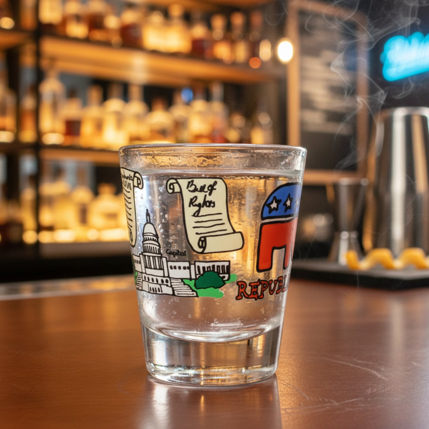 Proud Republican Shot Glass