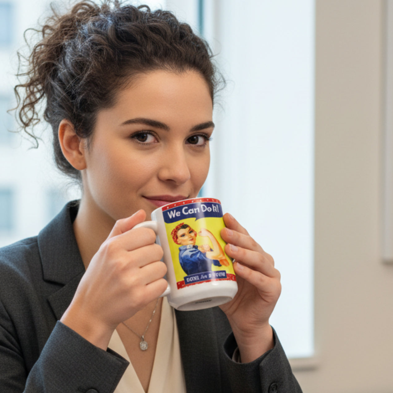 Rosie We Can Do It Coffee Mug