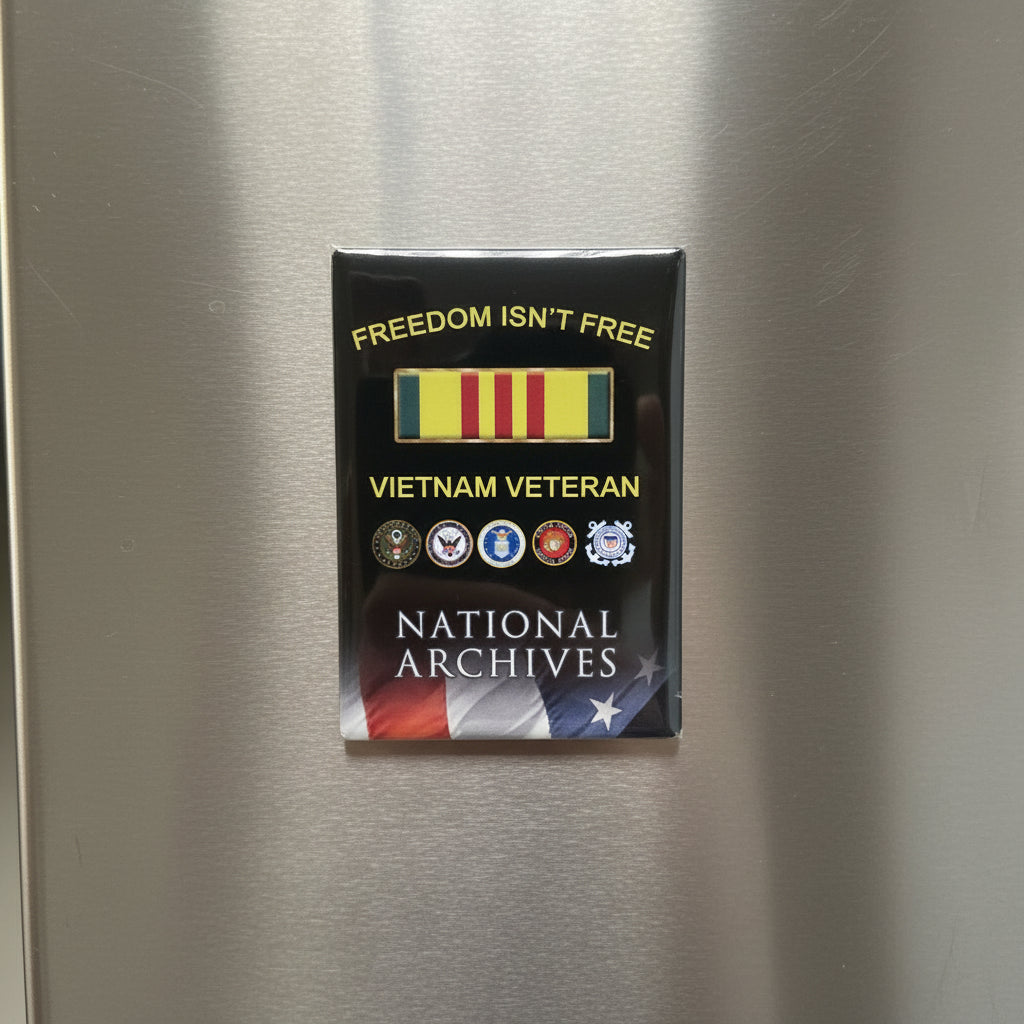 Freedom Isn't Free Vietnam Veteran Magnet