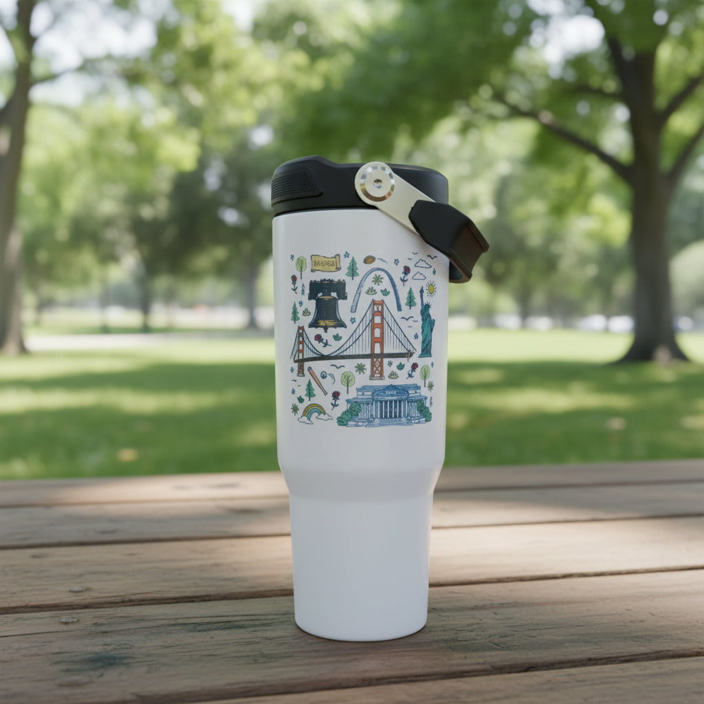 Sketchbook America 30oz Tumbler