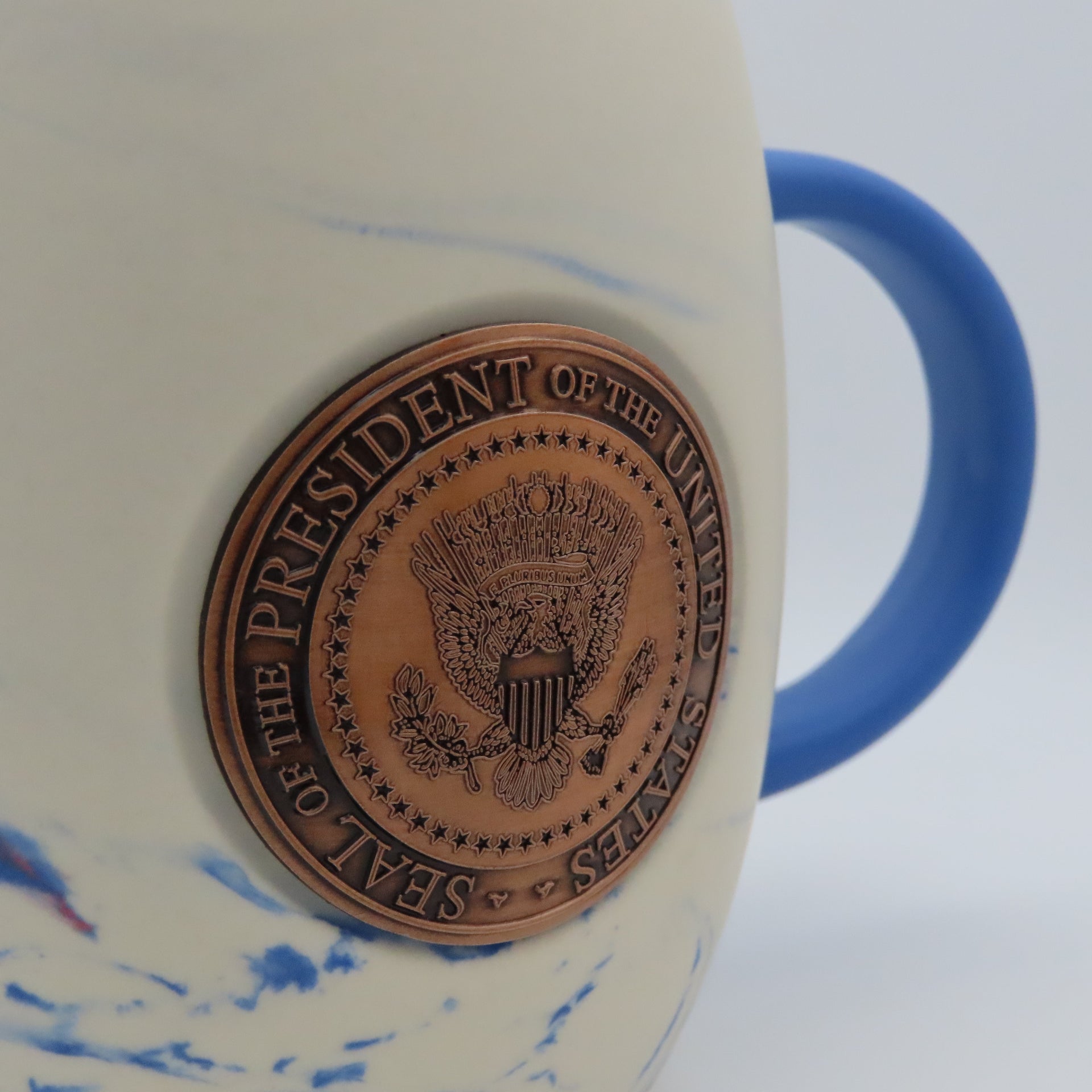 Blue Marble Look Presidential Seal Mug