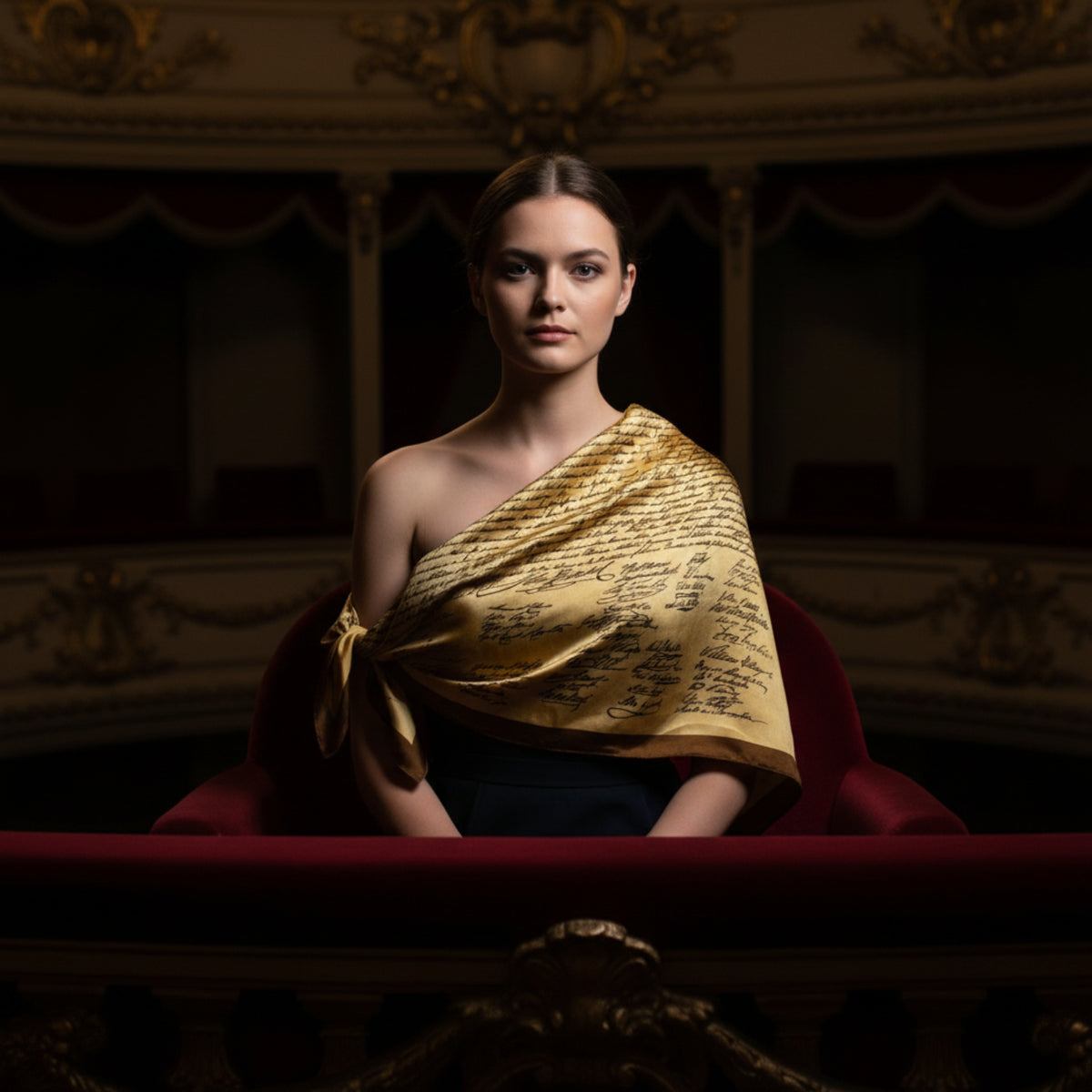 Declaration of Independence Charmeuse Silk Scarf