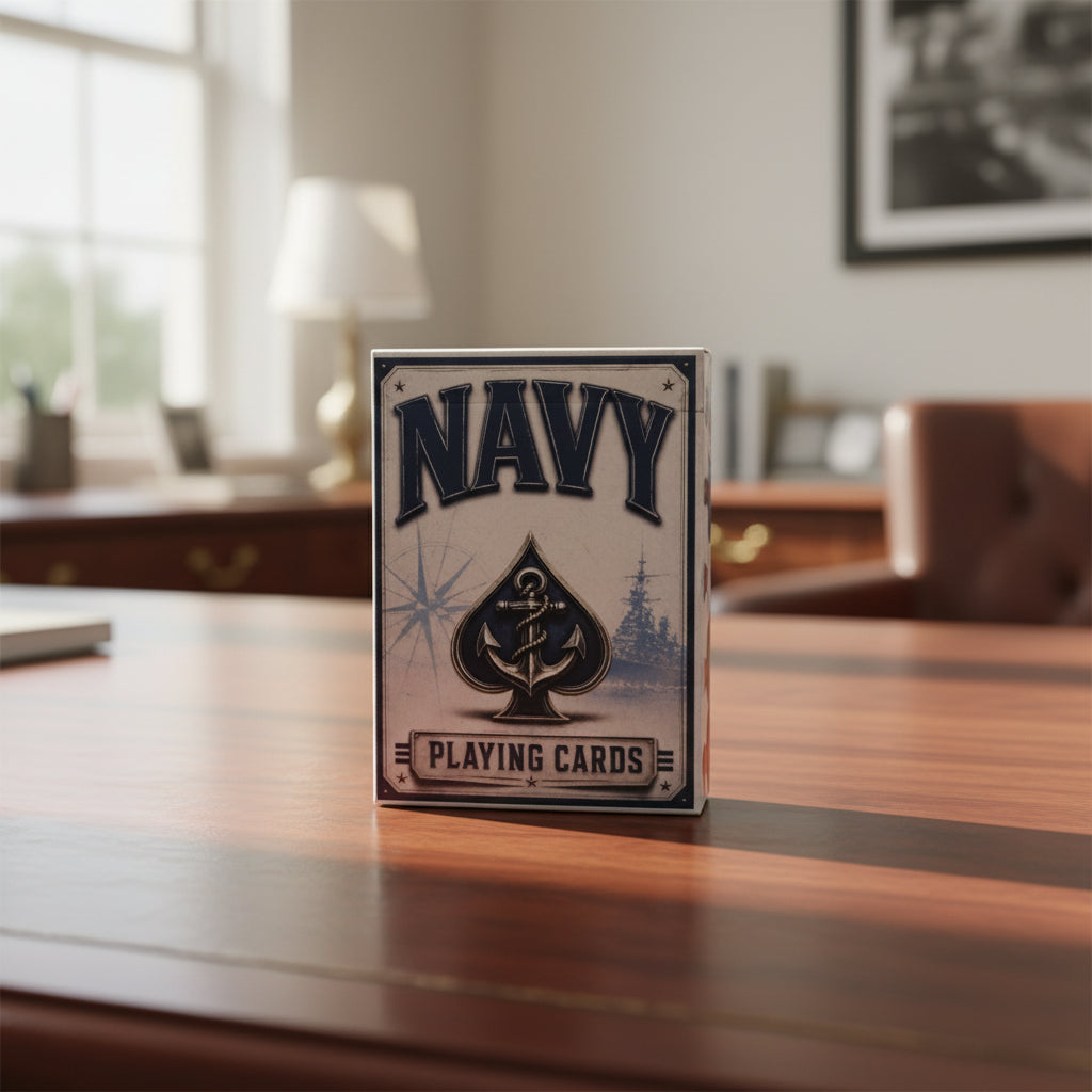 Navy Premium Playing Cards