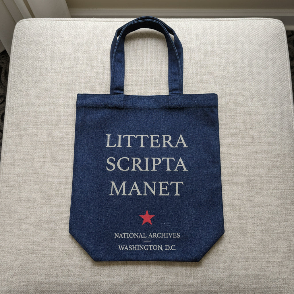 The Written Word Endures Artisan Tote Bag