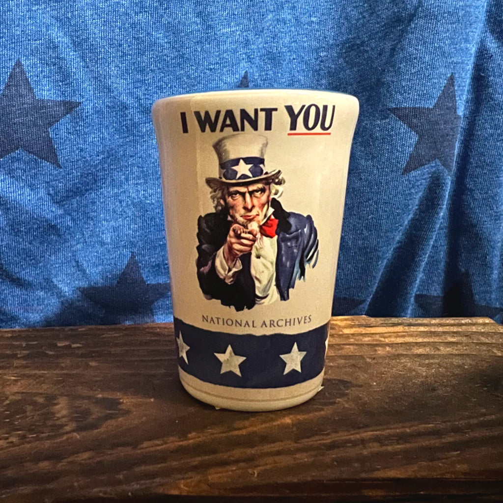 Uncle Sam Shot Glass