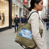 US Navy Military Tent Crossbody Messenger Bag