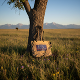US Marine Corps Military Tent Crossbody Messenger Bag with Handles