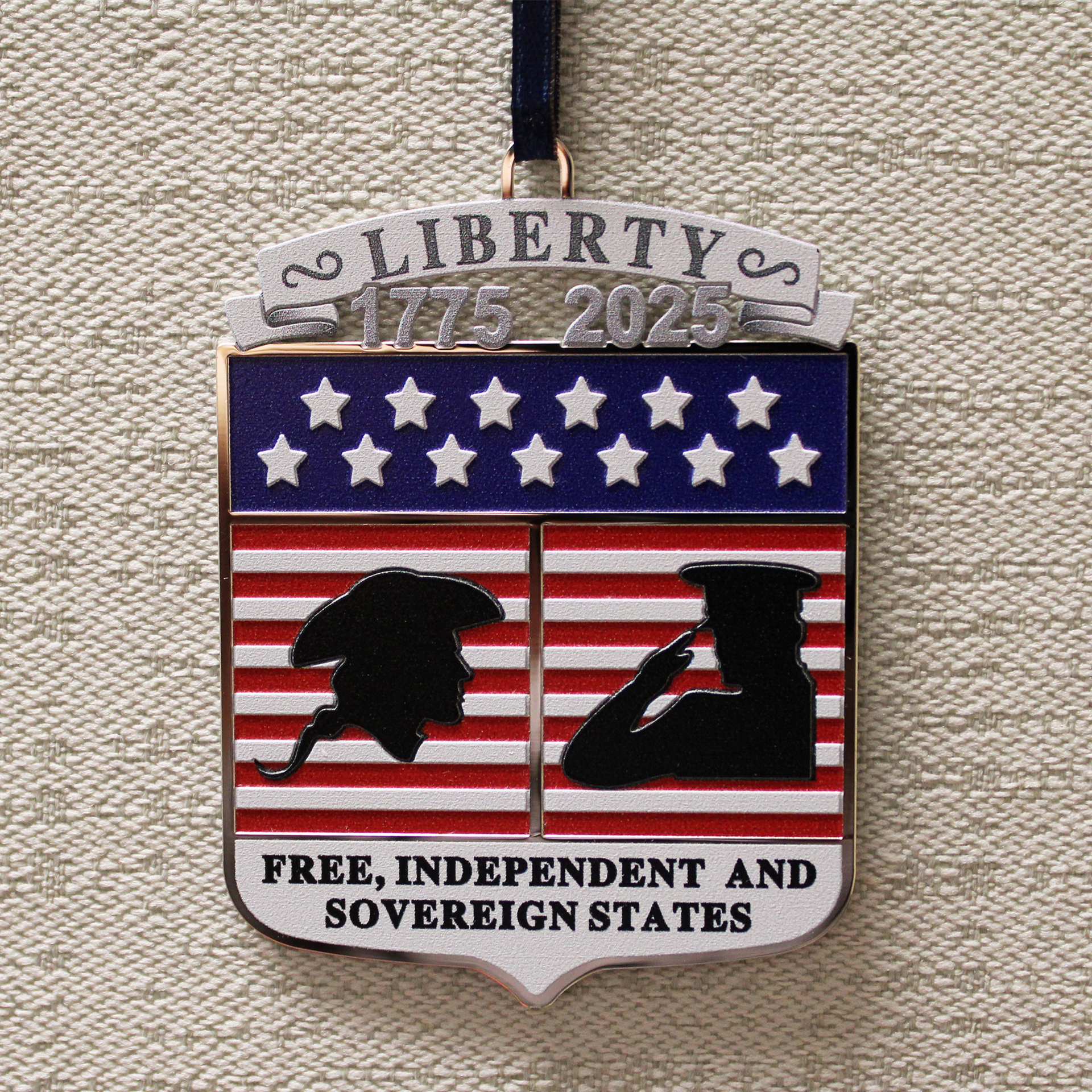 Liberty Crest - 250th Anniversary of the United States Armed Forces Ornament