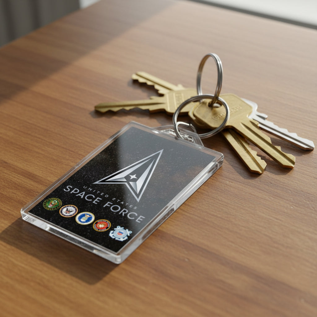 Space Force Emblem Keychain