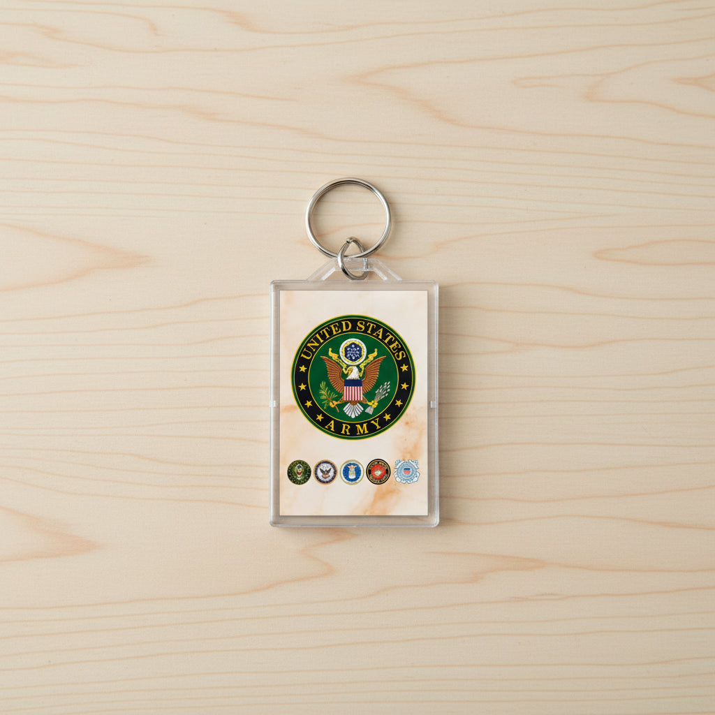 Army Emblem Keychain