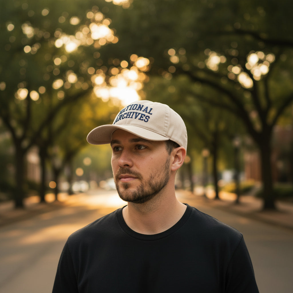 National Archives Khaki Baseball Cap