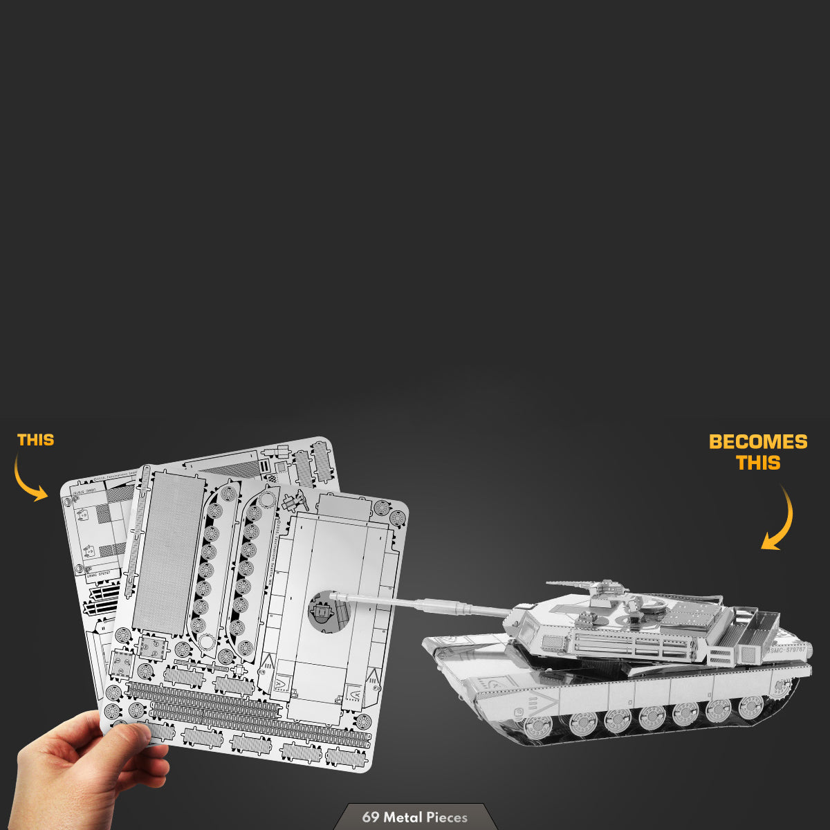 Model Kit M1 Abrams Main Battle Tank