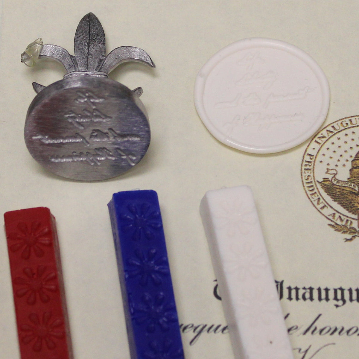 Wax Sealing Starter Kit Life Liberty Red White Blue