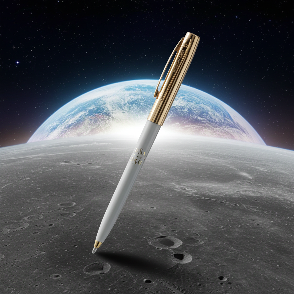 White USA 250 Space Pen
