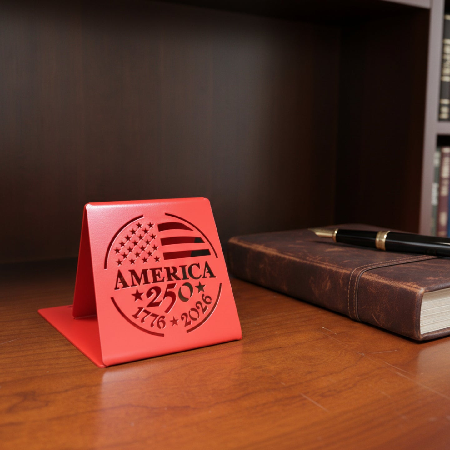 America250 Red Phone Stand