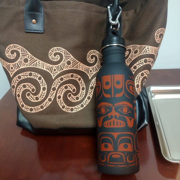 Chilkat Whale Water Bottle