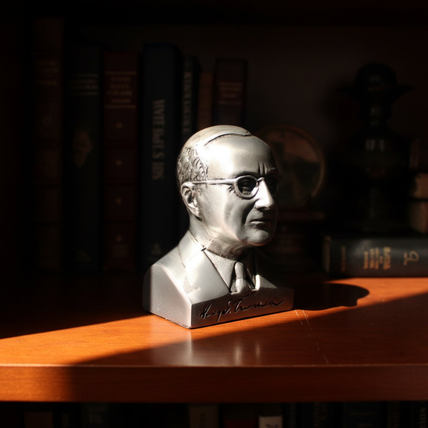 Harry S. Truman Pewter Statue