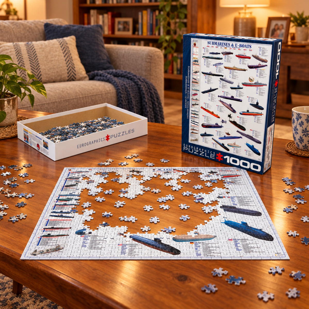 Submarines & U-Boats Puzzle 1,000 Pieces