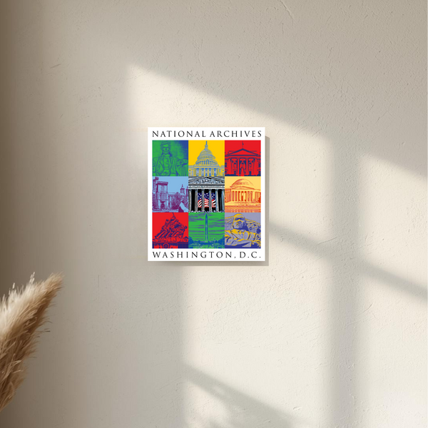 Capital Landmarks Canvas Print