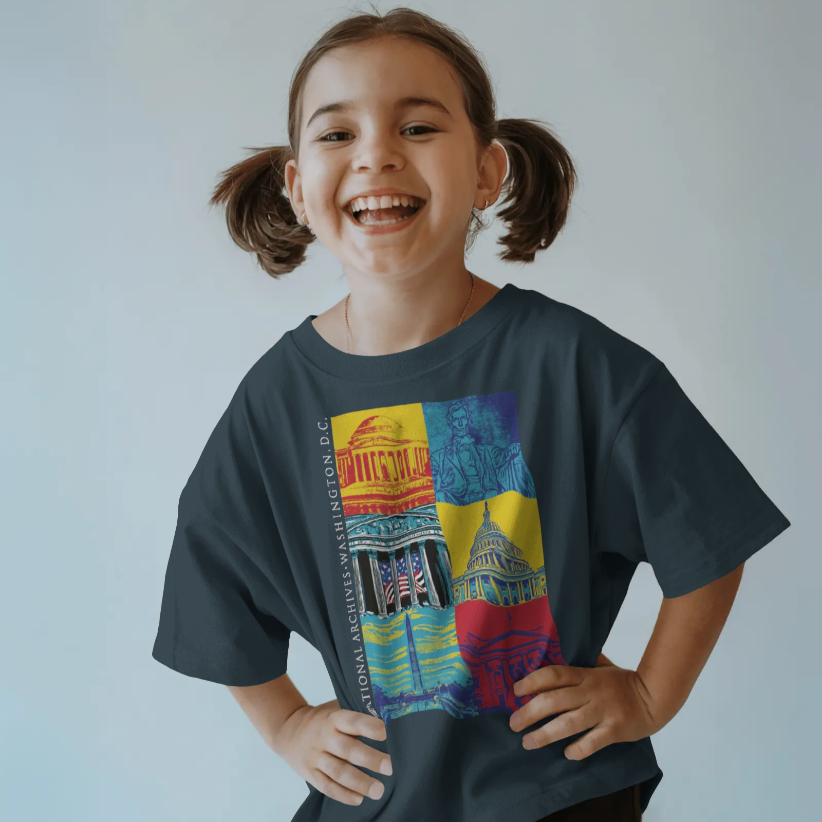 Capital Landmarks Art T-Shirt Youth Sizes