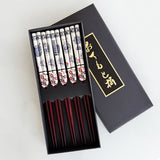 Wooden Cherry Blossom Chopstick Set