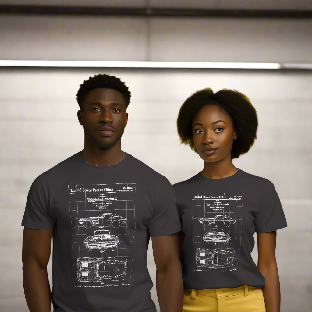 Corvette Stingray Patent Application T-Shirt
